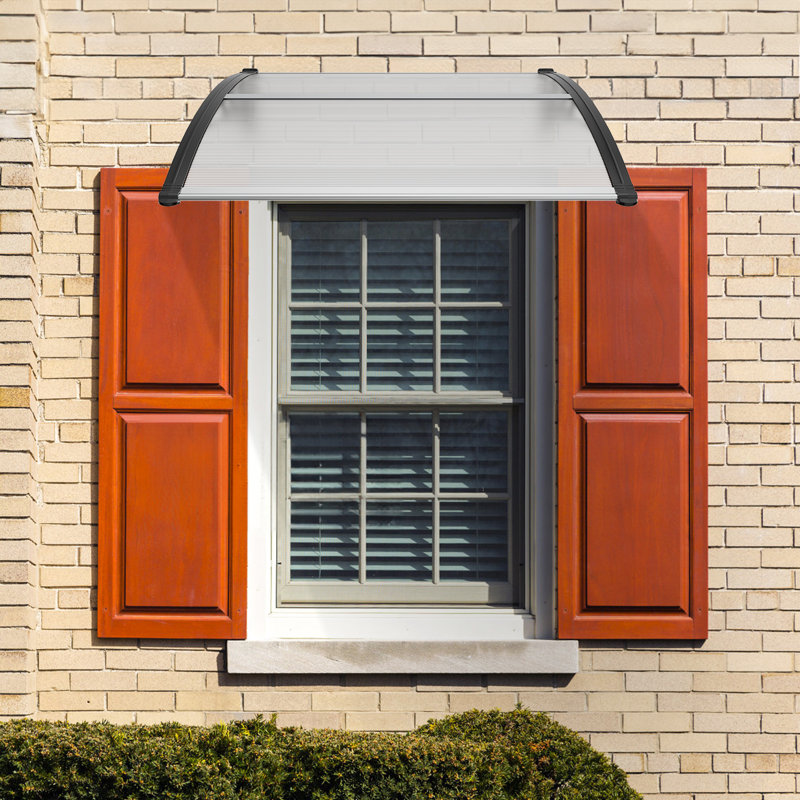 VEVOR 10.8'' D Polycarbonate Cover Retractable Door Awning Wayfair